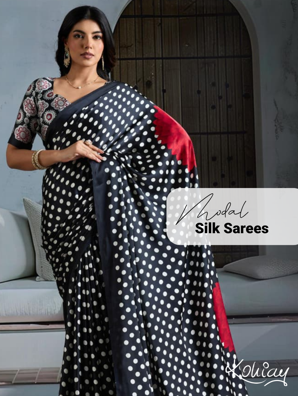 Modal Satin Saree - KOHI256008