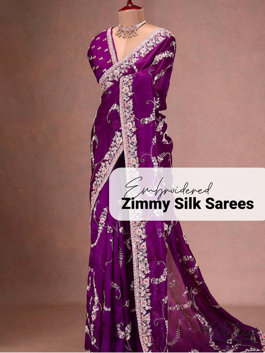 Embroidered Zimmy Silk Saree - KOHI098917